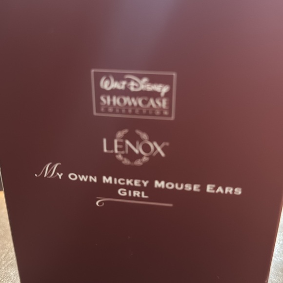 NIB LENOX Walt Disney Showcase My Own Mickey Mouse Ears Girl Ornament - Picture 5 of 6